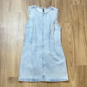 Abercrombie & Fitch Sleeveless‎ Denim Light Wash Mini Dress